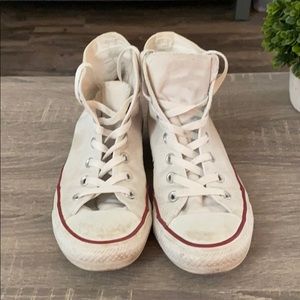 White High Top Converse